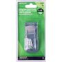 3-1/2" Zinc Plated Swivel Staples Safety Hasp