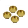 3\/4\" Brass Recessed Finger Pull