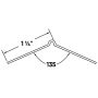 1-1/4" 10' Outside Splayed Corner Bead