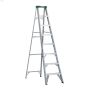 8' Silver Aluminum Type 2 Step Ladder