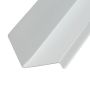 12' x 1-1\/4\" x 2\" Bright White Drip Cap
