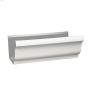 10' x 5\" Aluminum Semi Gloss Gutter