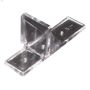 6\" x 2-1\/2\" x 1-1\/2\" Clear Mini Snow Guard
