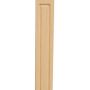 1-1/4" x 2-1/2" x 49" Oak Victorian Half Newel Post