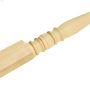 1-7\/16\" x 2-7\/8\" x 49\" Maple Turned Half Newel Post