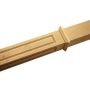 2-1\/2\" x 2-1\/2\" x 49\" Maple Victorian Newel Post