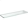 Glassline 32\" x 8\" x 5\/16\" Clear Standard Shelf