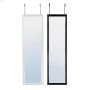 Lautrec 14-3\/4\" x 53\" Black\/White Hang On Door Mirror