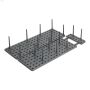 Peggy 17\" x 6\" x 4\" Charcoal Drawer Organizer