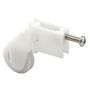 1\" x 1\/4\" White Screen Door Roller Assembly