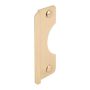Defender Security 6\" x 2-5\/8\" Brass Plated Latch Shield