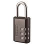 1-3\/16\" Black Metal Body Combination Padlock