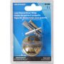 Brass Plated Low Dome Floor Door Stop