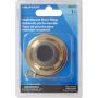 2-3/8" Brass Plated Wall Mount Door Stop