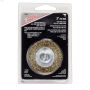 2\" Fine Brass Coated Steel Crimp Wire Wheel