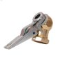 1\/4\" FNPT x Close Steel\/Brass Air Chuck Ball Foot Clip-On