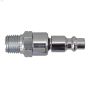 1\/4\" MNPT Brass Plated Steel Swivel Plug