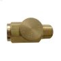 1\/4\" MNPT x 1\/4\" FNPT Brass In-Line Air Flow Regulator