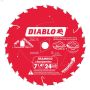 7-1/4" 24 Teeth Framing Saw Blade-2/Pack