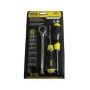 10-Piece 3\/8\" Drive SAE Ratchet Socket & Screwdriver Set