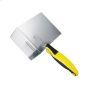 4\" Stainless Steel Rubberized Drywall Inside Corner Tool