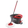 EasyWring System Gray/Red Spin Mop & Bucket System