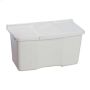 Strata\u00ae 5-3\/4\" x 11\" x 6\" White Clothespin Box-10\/Pack