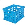 Black Plastic File Crate