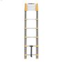 12.5' Aircraft Grade Aluminum Alloy Telescopic Ladder