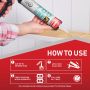 PL 700 300 mL Paper Cartridge Tan Tub Surround Adhesive