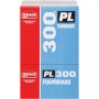 PL 300 825 mL Paper Cartridge Tan Foam Board Adhesive