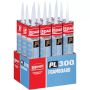 PL 300 825 mL Paper Cartridge Tan Foam Board Adhesive
