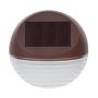 Plastic 4 Lumens Warm White Round Solar Wedge Light