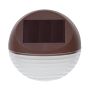 Plastic 4 Lumens Warm White Round Solar Wedge Light