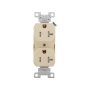 Ivory Duplex Receptacle 20A 2P\/3W