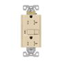 Ivory GFCI Duplex Receptacle 20A 2P\/3W