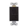 Black GFCI Receptacle 15A 2P\/3W