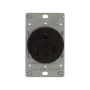 Black Power Receptacle 50A 2P\/3W