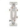 White 3-Way Copper\/Aluminum Toggle Switch 15A 120V