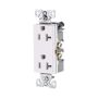 White Duplex Receptacle 20A 2P\/3W