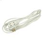 3 Outlet 16 AWG 2C 2.5 m White Thin Plug Power Cord