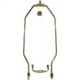 10\" Polished Brass Lamp Harp