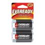 Eveready 1.5V D Super Heavy Duty Battery-2/Pack