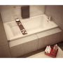 New Town 6032 White End Rectangular Bath Tub