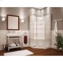 Soho/Pebble Begonia White 3-Piece Shower