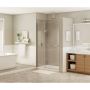 44 - 47" x 71-1/2" Chrome Clear 2-Panel Pivot Shower Door