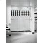 44-1\/2\" Chrome Raindrop Tempered 3-Panel Sliding Shower Door