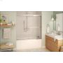 55 - 59\" Chrome Clear Aura Soft Close\u2122 Sliding Shower Door