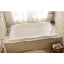 Cocoon 6636 End White Microjet Bathtub