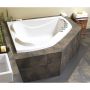 Cocoon 6054 Off-Centre White Microjet Corner Bathtub